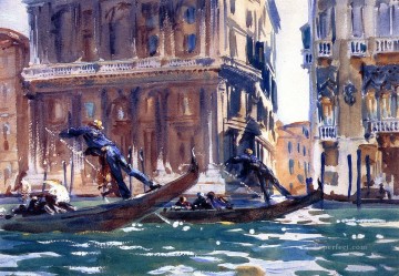 On the Canal John Singer Sargent Oil Paintings